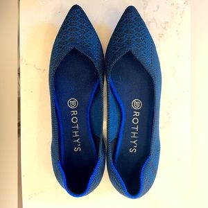 Rothy’s “The Point” in Lapis Python skin - discontinued